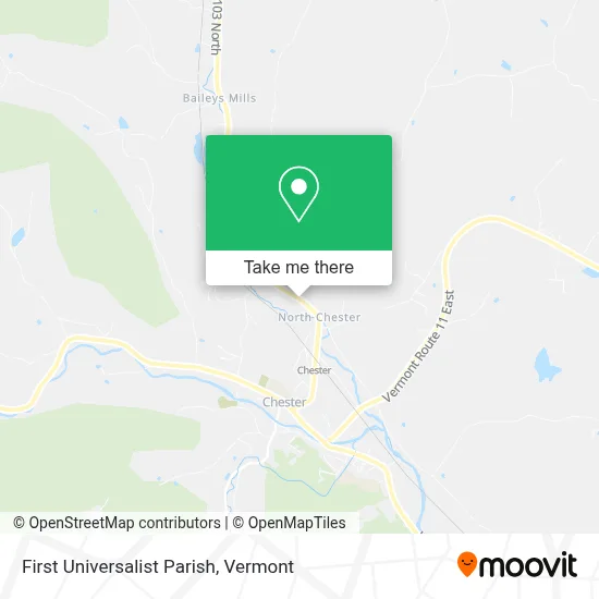 First Universalist Parish map