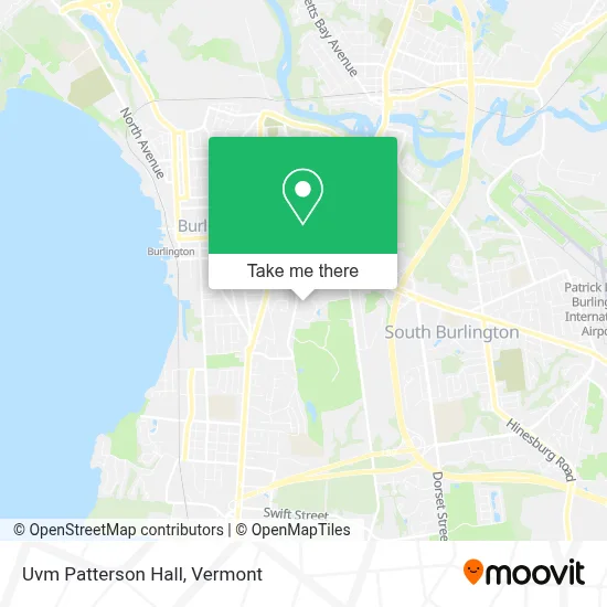 Uvm Patterson Hall map