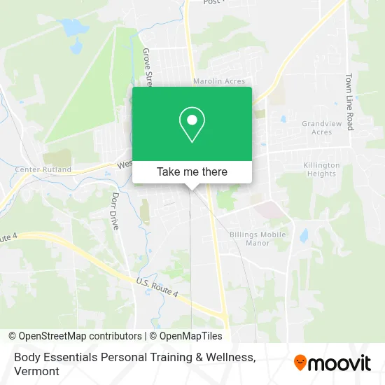Body Essentials Personal Training & Wellness map