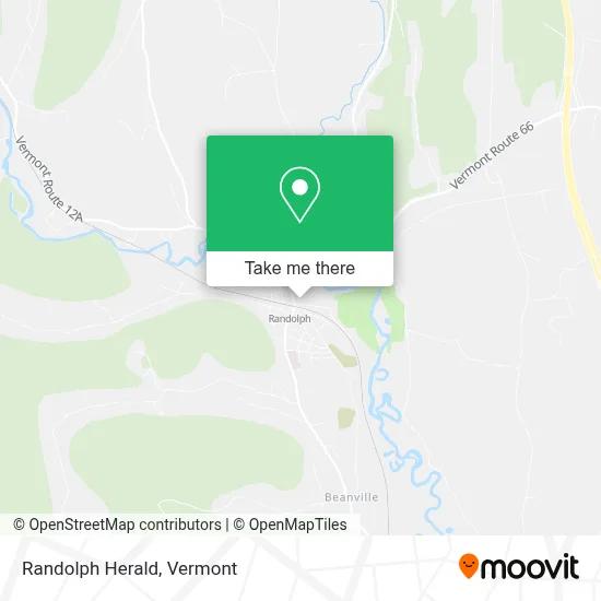 Randolph Herald map