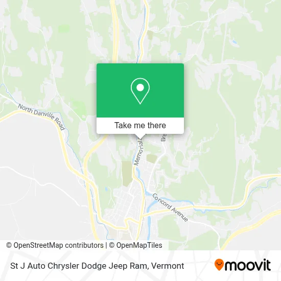 St J Auto Chrysler Dodge Jeep Ram map