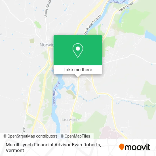 Merrill Lynch Financial Advisor Evan Roberts map