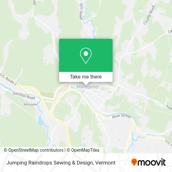 Jumping Raindrops Sewing & Design map