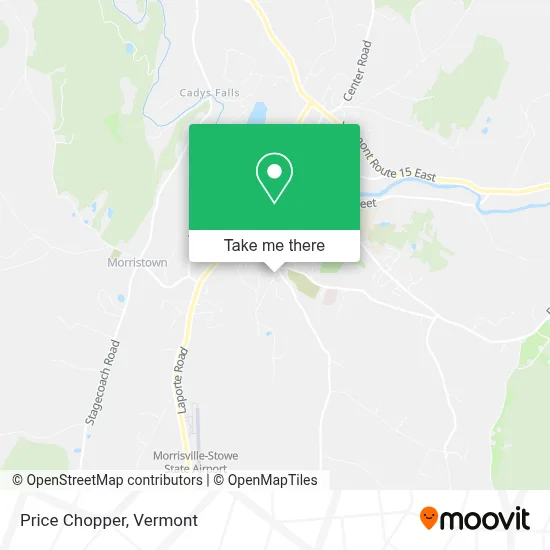 Price Chopper map