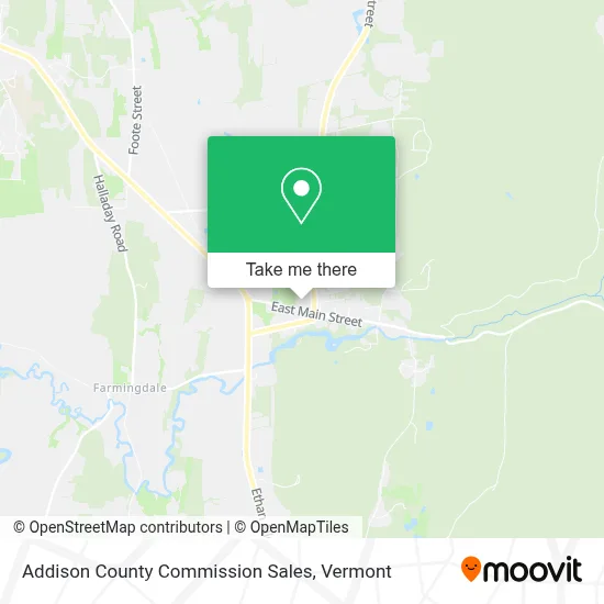 Addison County Commission Sales map