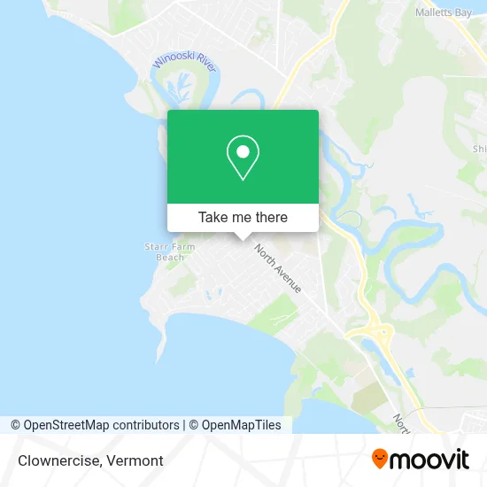 Clownercise map