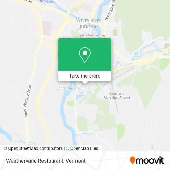 Weathervane Restaurant map