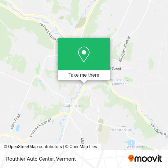 Routhier Auto Center map