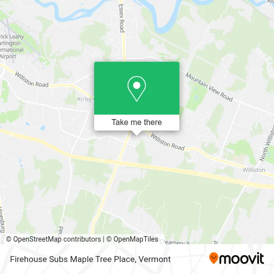 Firehouse Subs Maple Tree Place map
