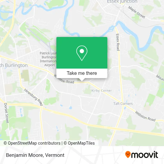 Benjamin Moore map