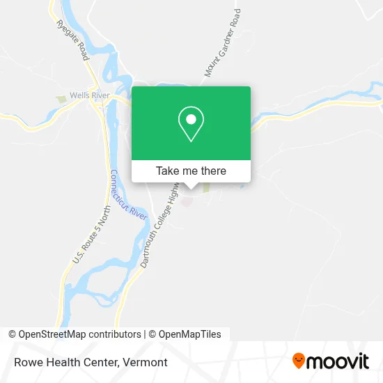 Rowe Health Center map