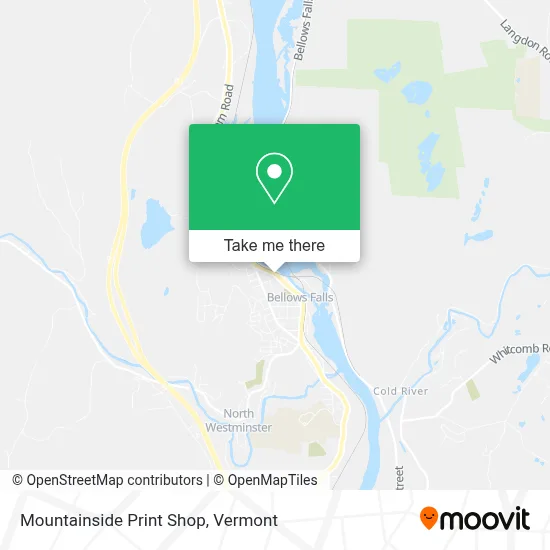 Mountainside Print Shop map