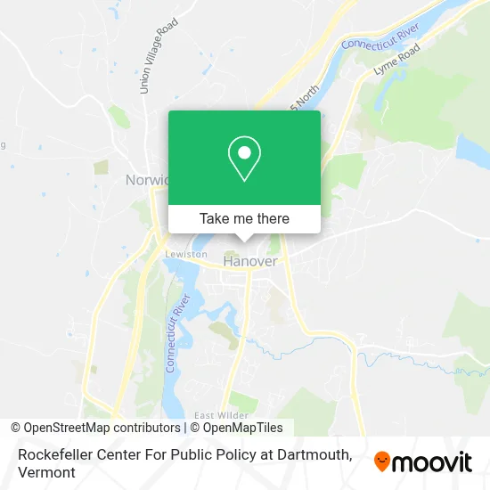 Rockefeller Center For Public Policy at Dartmouth map
