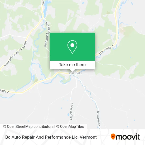 Bc Auto Repair And Performance Llc map