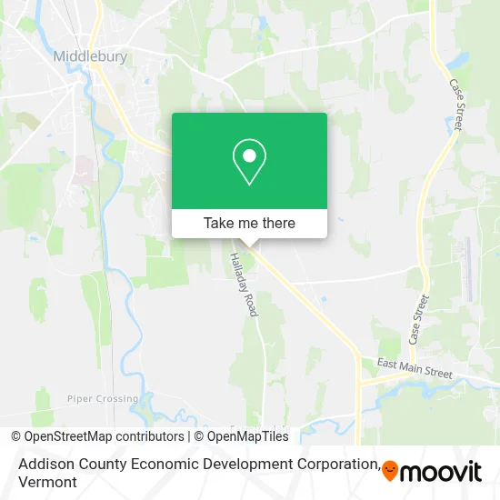 Addison County Economic Development Corporation map