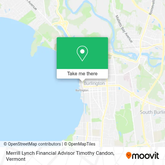 Merrill Lynch Financial Advisor Timothy Candon map