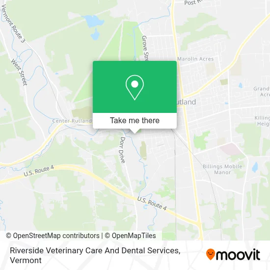 Riverside Veterinary Care And Dental Services map
