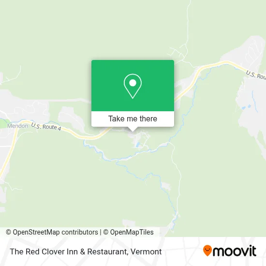 The Red Clover Inn & Restaurant map