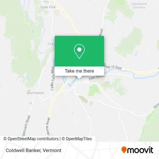 Coldwell Banker map