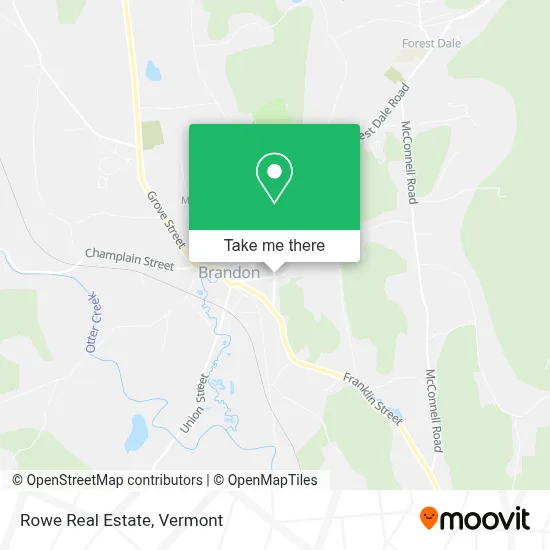 Rowe Real Estate map