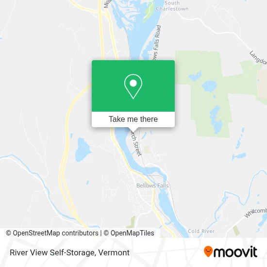 River View Self-Storage map