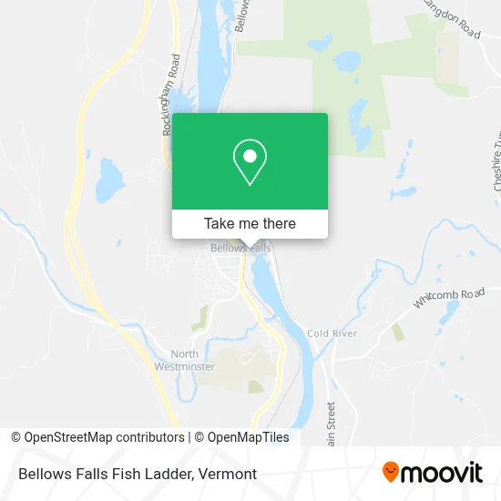 Bellows Falls Fish Ladder map