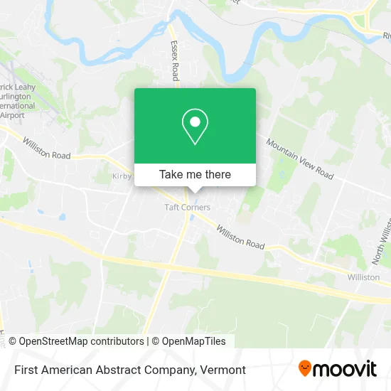 First American Abstract Company map