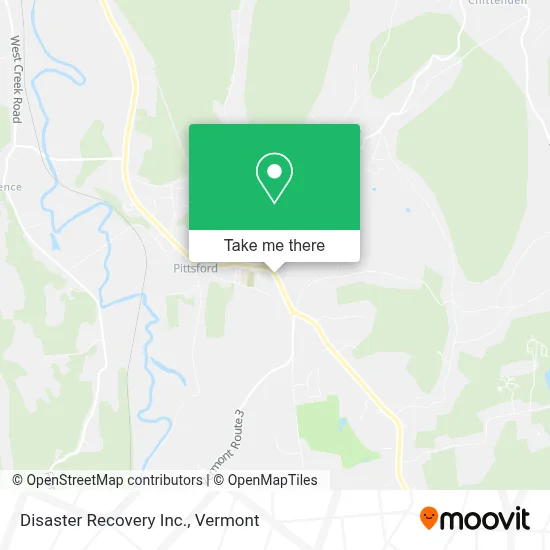 Disaster Recovery Inc. map