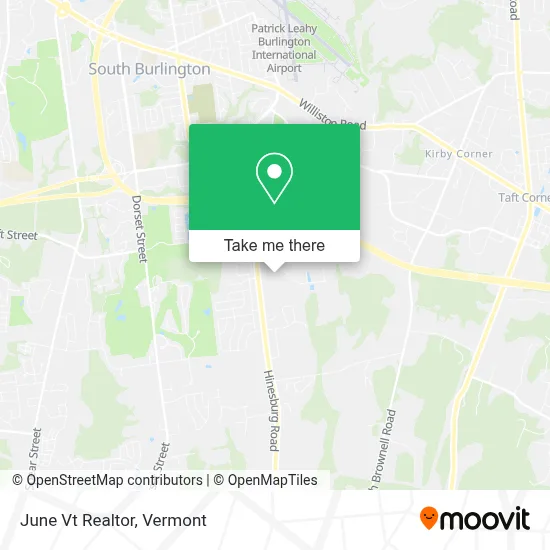 June Vt Realtor map