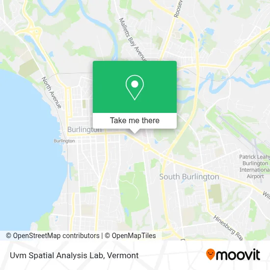 Uvm Spatial Analysis Lab map