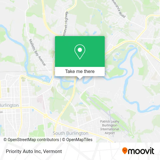 Priority Auto Inc map
