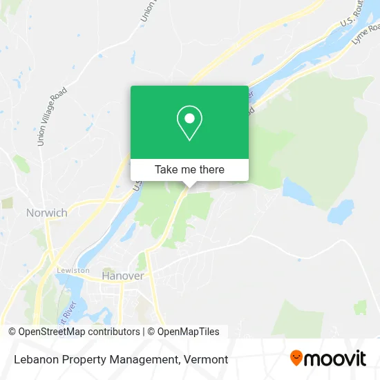 Lebanon Property Management map