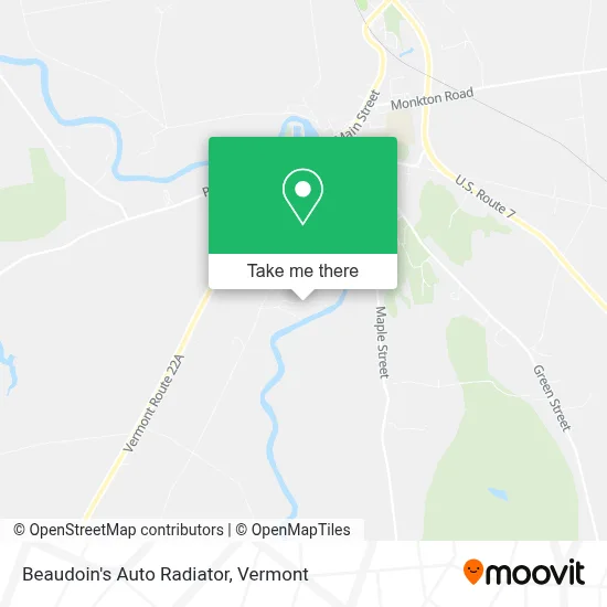 Beaudoin's Auto Radiator map