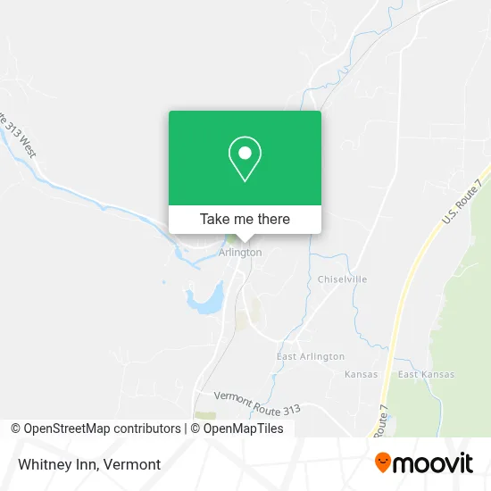 Whitney Inn map
