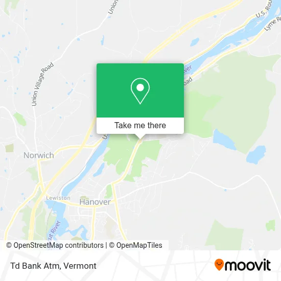 Td Bank Atm map