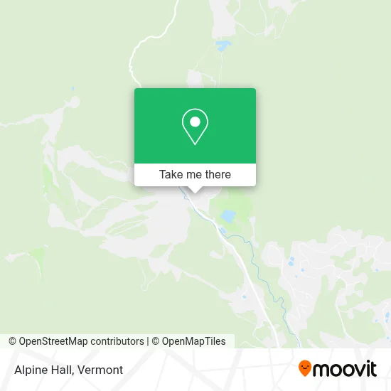 Alpine Hall map