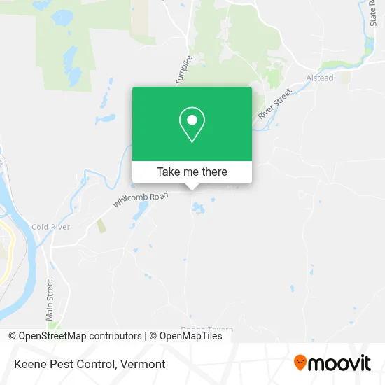 Keene Pest Control map