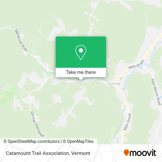 Catamount Trail Association map