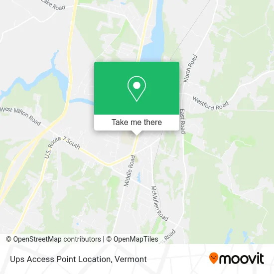 Ups Access Point Location map