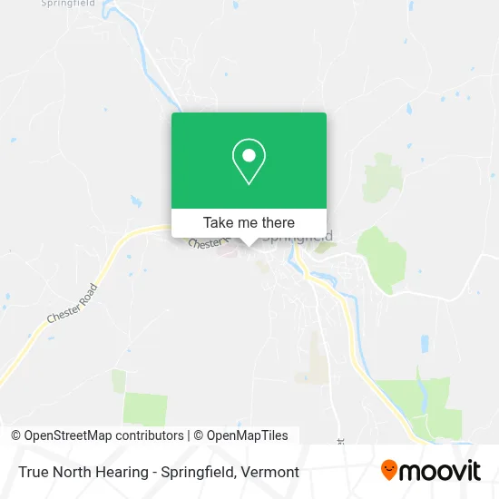 True North Hearing - Springfield map