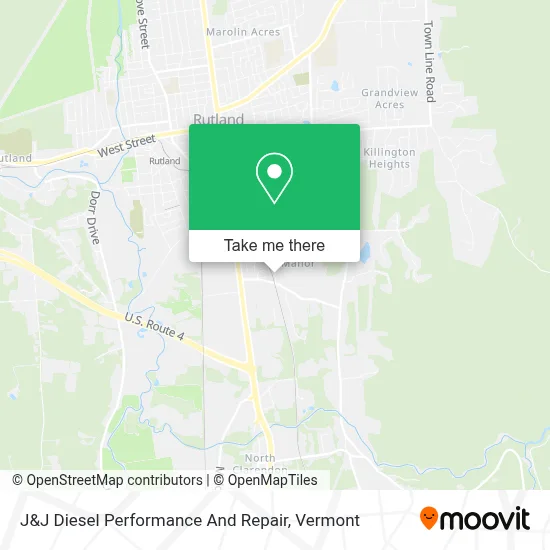 J&J Diesel Performance And Repair map