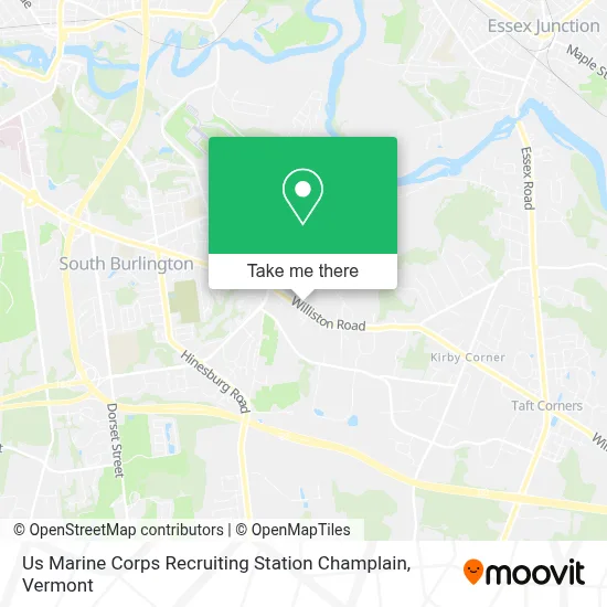 Us Marine Corps Recruiting Station Champlain map
