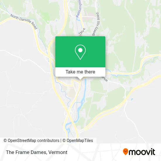 The Frame Dames map