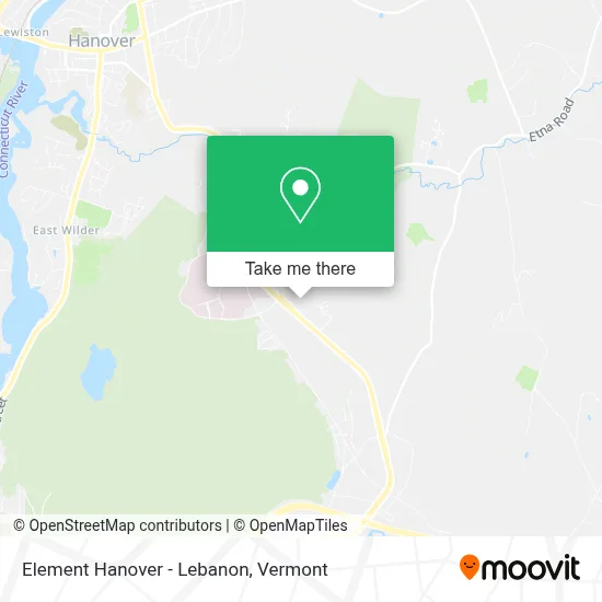 Element Hanover - Lebanon map