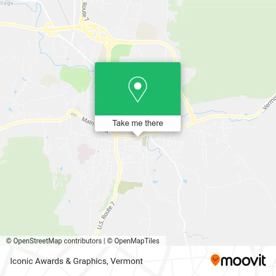 Iconic Awards & Graphics map