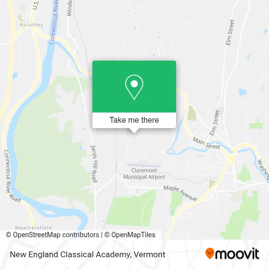 New England Classical Academy map