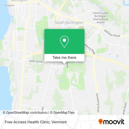 Free Access Health Clinic map