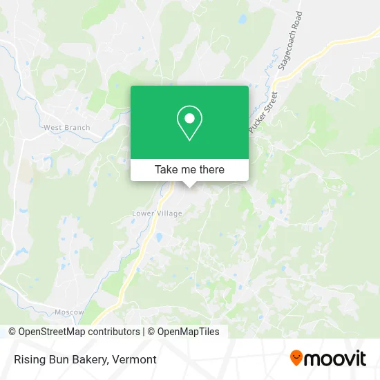 Rising Bun Bakery map