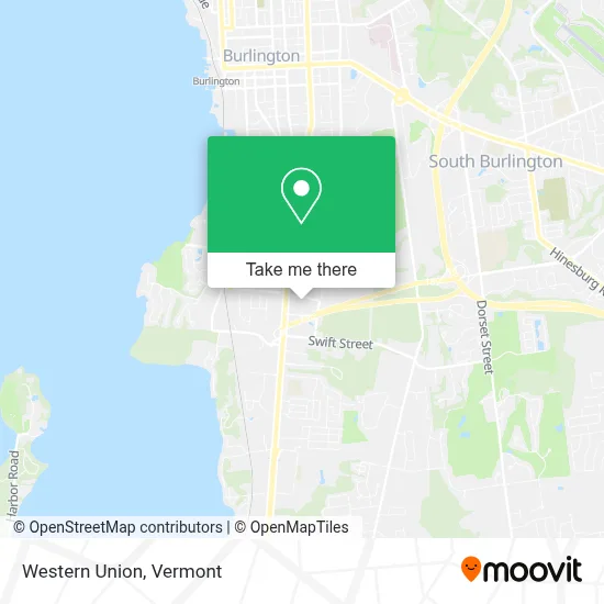Western Union map