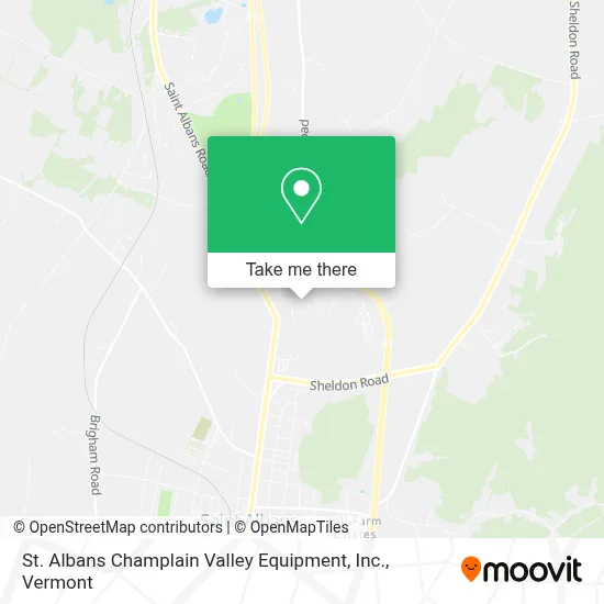 St. Albans Champlain Valley Equipment, Inc. map